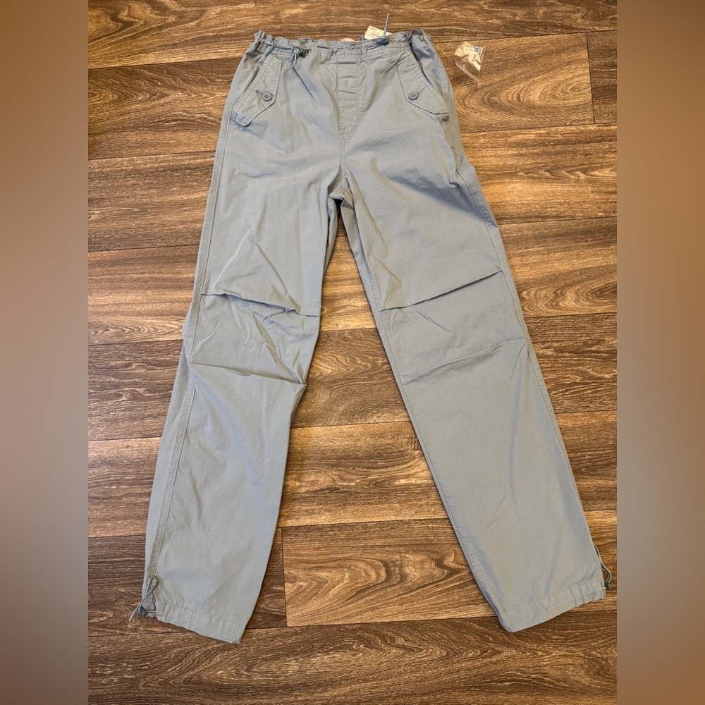 Women’s light blue high size cargo pants / jogger